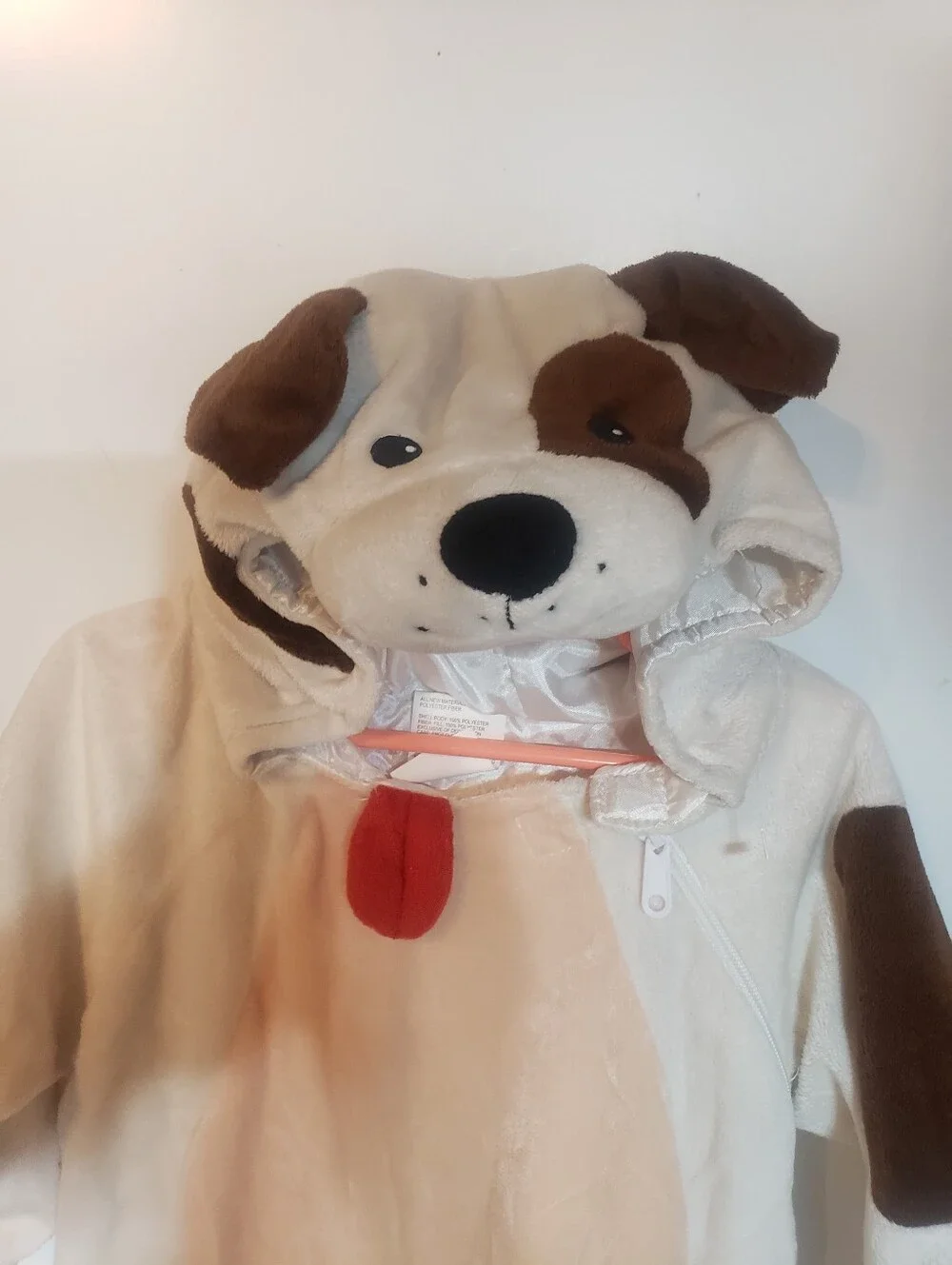 Halloween Costume Zip Up One Piece With Hood Puppy 12-24 Months